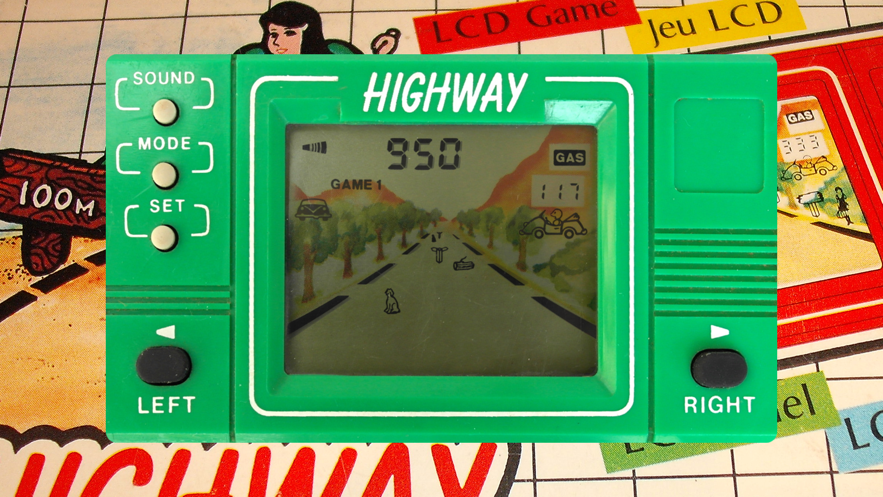 Highway LCD Retro game