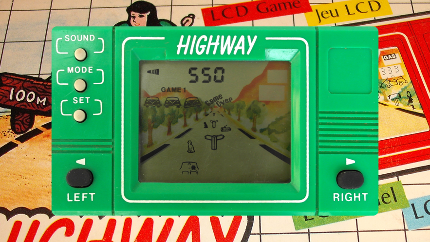 Highway LCD Retro game