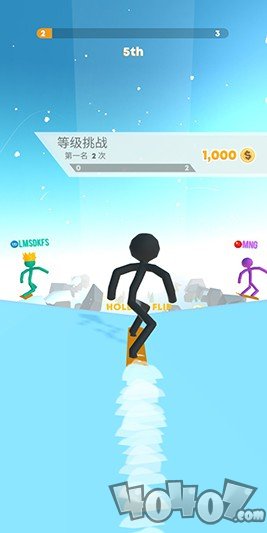 火柴人雪地赛