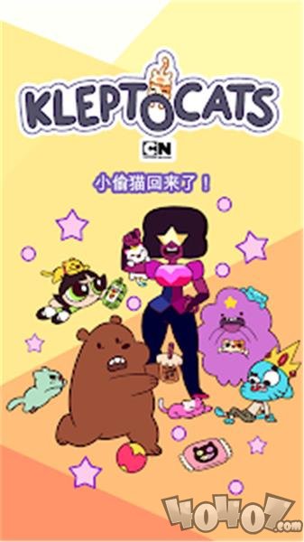 小偷猫卡通世界