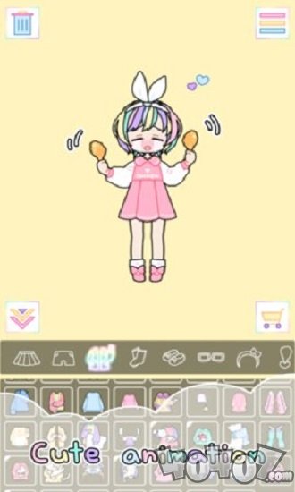 粉彩少女