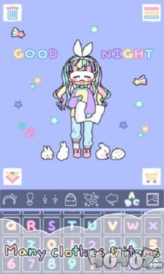 粉彩少女