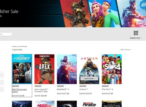 为了给主机大战预热，EA的Xbox游戏又开始大降价了