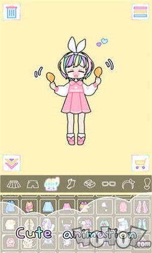 粉彩女孩