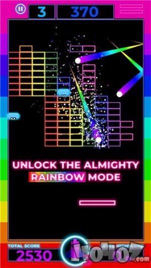 砖破碎机霓虹灯挑战