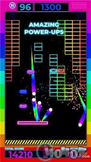 砖破碎机霓虹灯挑战