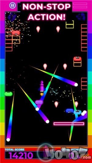 砖破碎机霓虹灯挑战