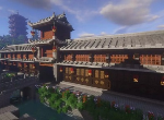 Minecraft我的世界云南丽江像素村庄~感受大佬的绝美建筑