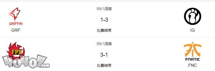 LOL英雄聯(lián)盟S9全球總決賽八強(qiáng)賽和半決賽所有比賽都是3比1！