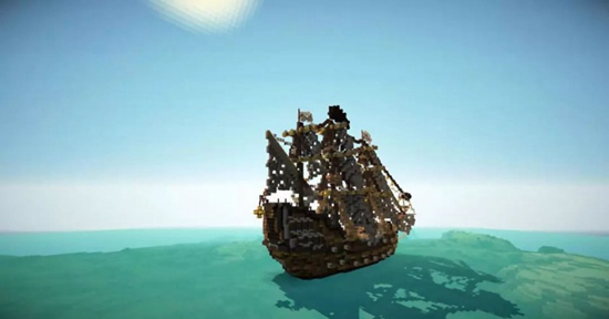 Minecraft我的世界护卫舰等多种船模 感受大佬的绝美建筑 游戏网