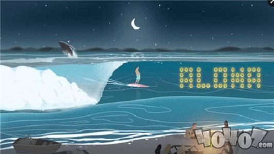 冲浪无尽的海浪