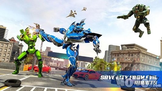 科莫多龙变形机器人射击