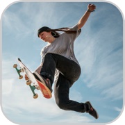 Skateboarding Street City