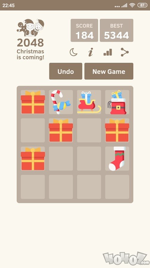 2048圣诞拼图
