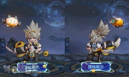 王者荣耀沈梦溪星空之诺皮肤特效动图