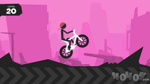 超难骑的自行车