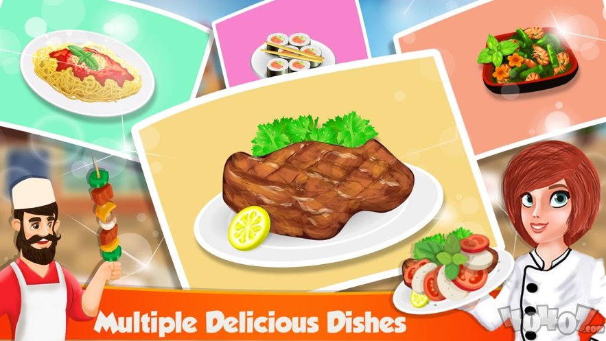 疯狂厨师咖啡馆食品服务