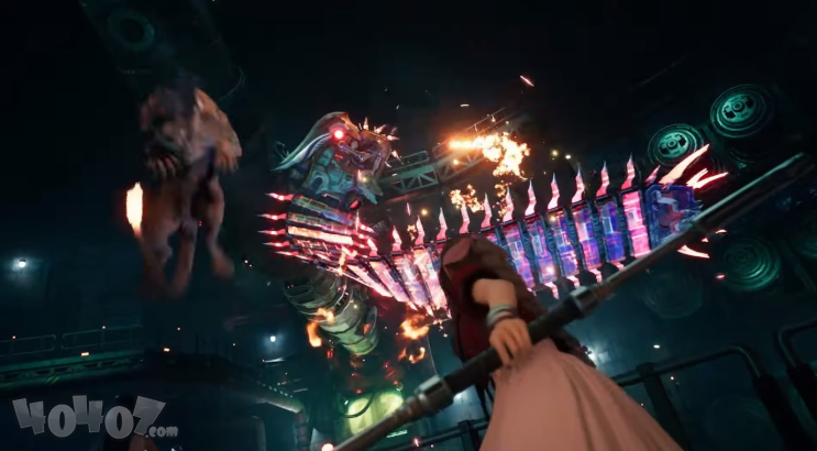 《最终幻想7：重制版》新预告片公开：女装克劳德登场