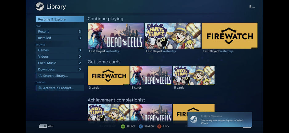 Steam Link截图