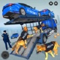 美国警方火车卡车停车场