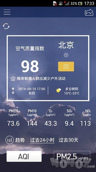 污染地图
