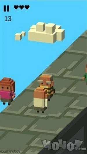 推男孩