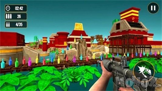 真实瓶子射击