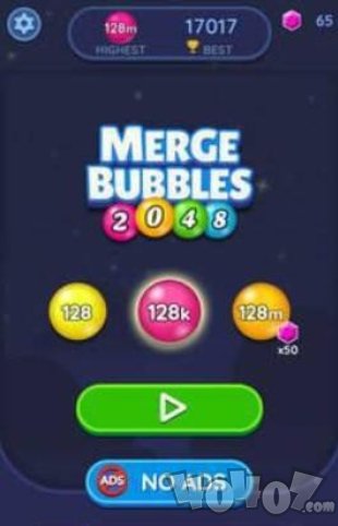2048合并气泡