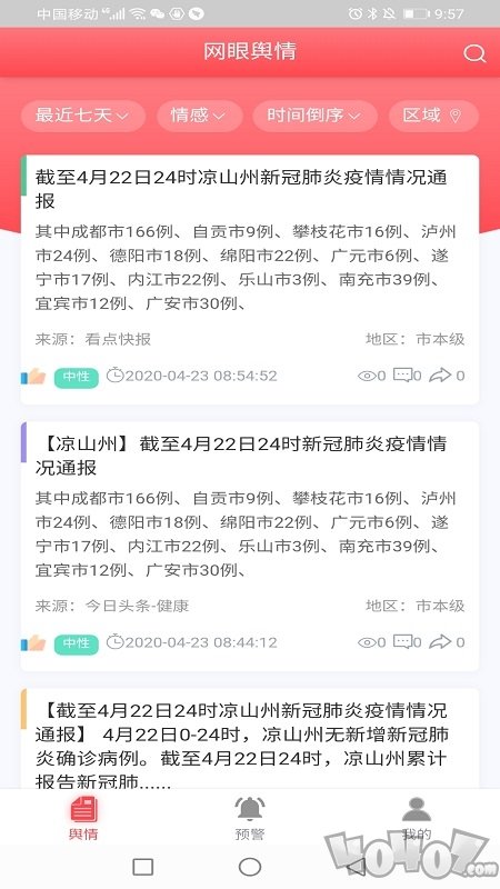 网眼舆情