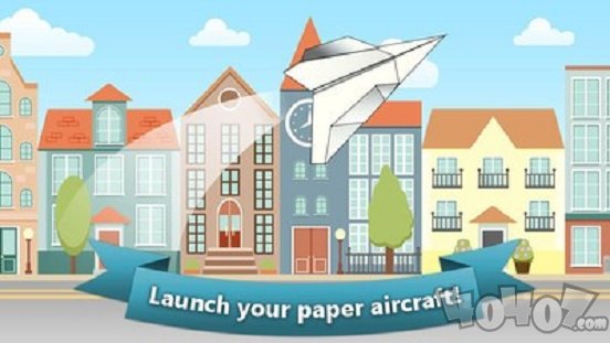 纸飞机飞行