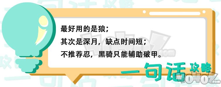 公主连结公会战什么角色破甲厉害 破甲位置推荐