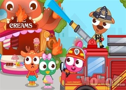 泡泡小镇消防局