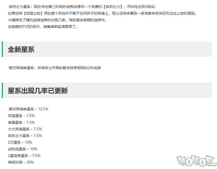 云顶之弈10.10更新内容 更新内容全面解析