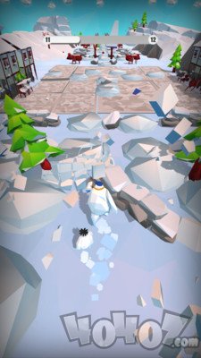 雪上赛跑