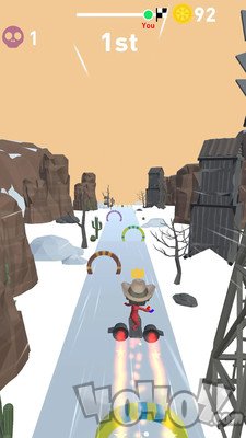 滑雪板冲刺