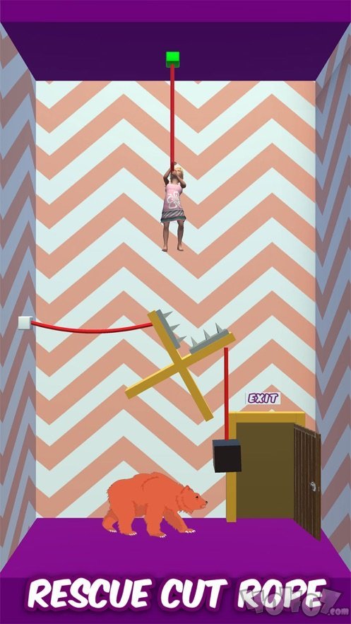 救女孩救援剪切3D