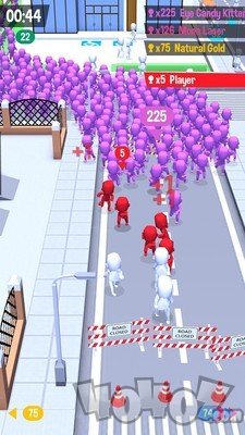 拥挤街道