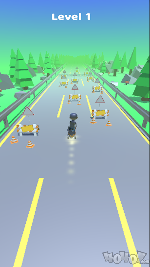 快乐的滑板3D
