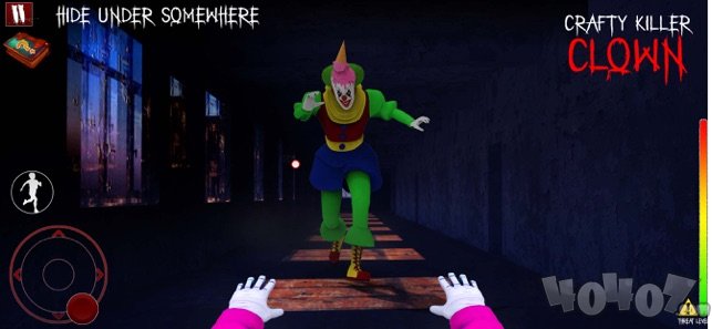 逃离怪异的冰尖叫小丑