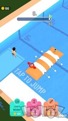 水上蹦极