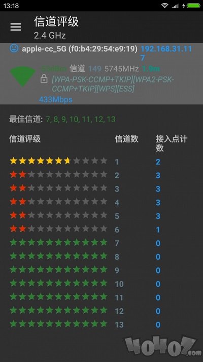 Wifi分析助手