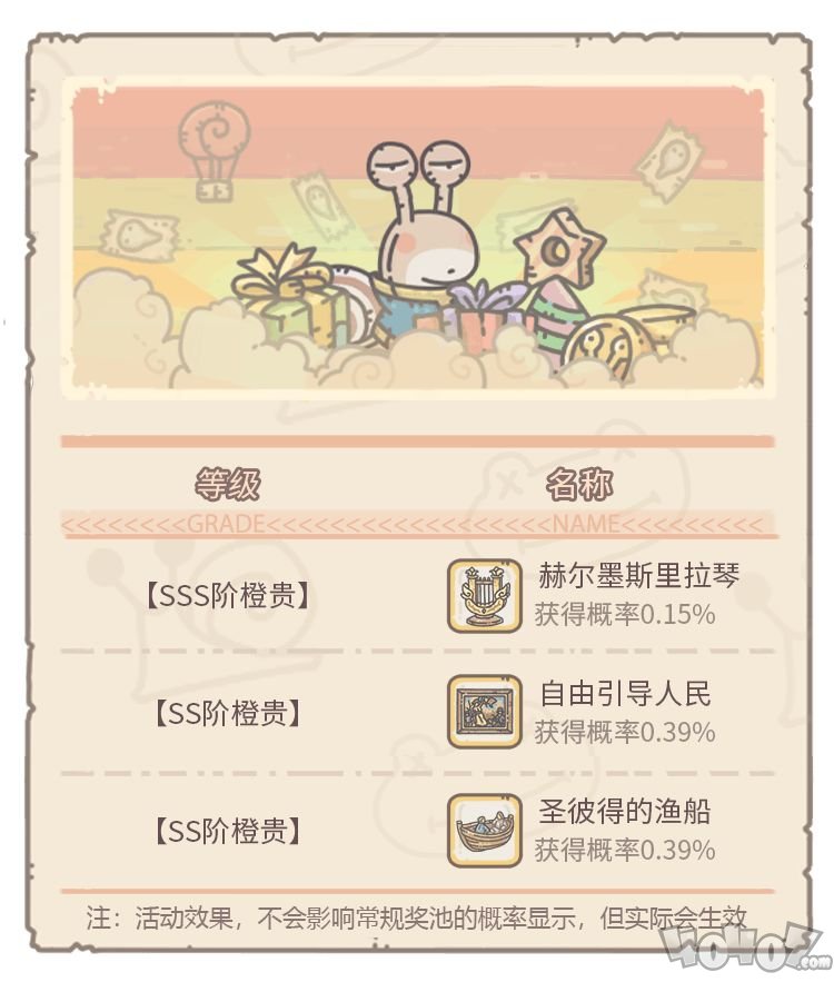 最强蜗牛贵重品收获祭橙贵一览 贵重品收获祭玩法介绍