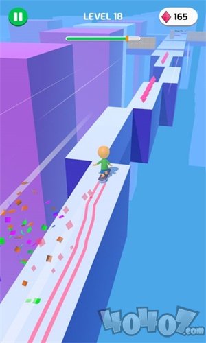 滑板冲浪者3D