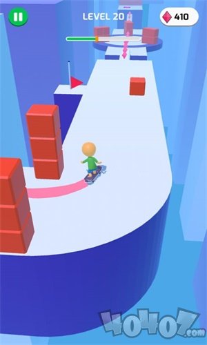 滑板冲浪者3D