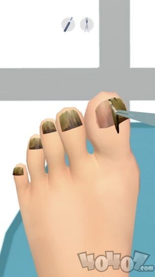 老板修个脚