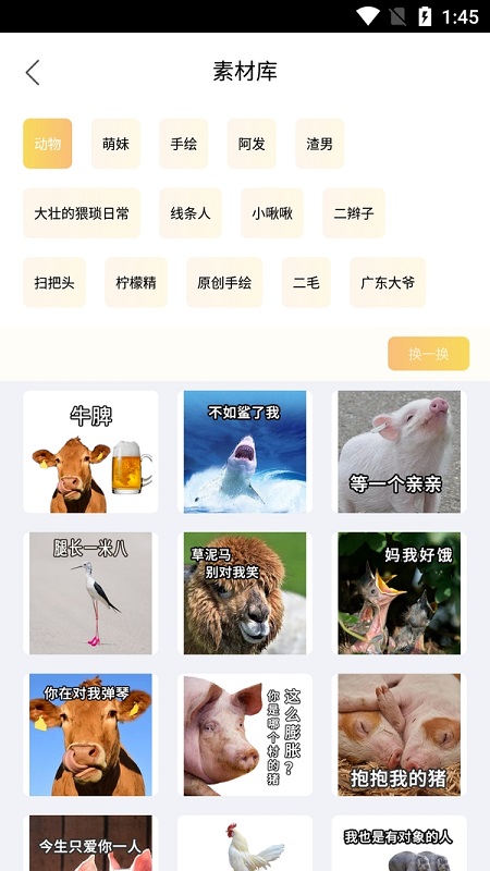 麻豆表情包截图