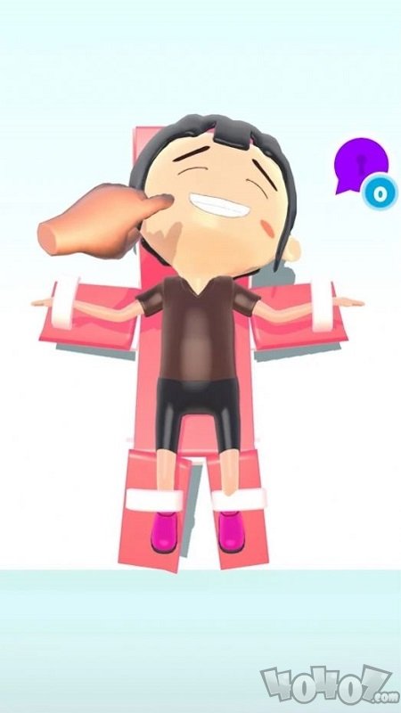挠笑他