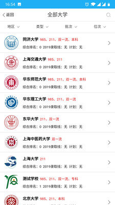 高考填报志愿工程截图