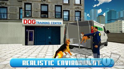 警犬运输卡车
