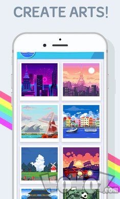 像素艺术世界旅行